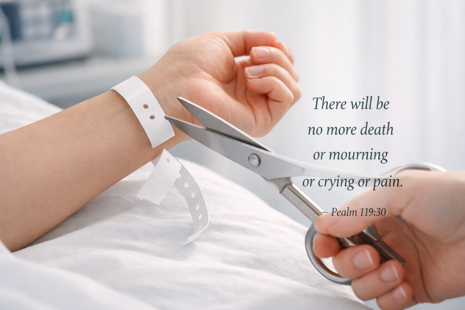 Revelation 21:4 — Hospital Discharge -- No More Pain HD Wallpaper